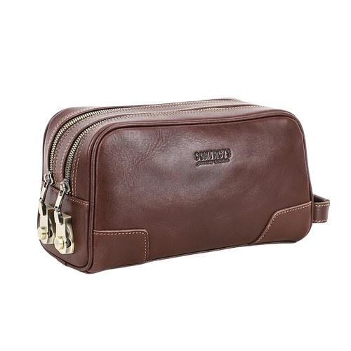 BOLSA PEQUENA CONCIARO EM COURO LEGITIMO