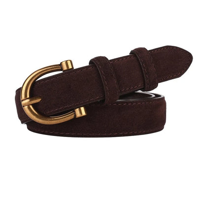 CINTO CASUAL FEMININO EM COURO LEGITIMO