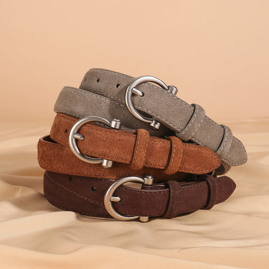 CINTO CASUAL FEMININO EM COURO LEGITIMO