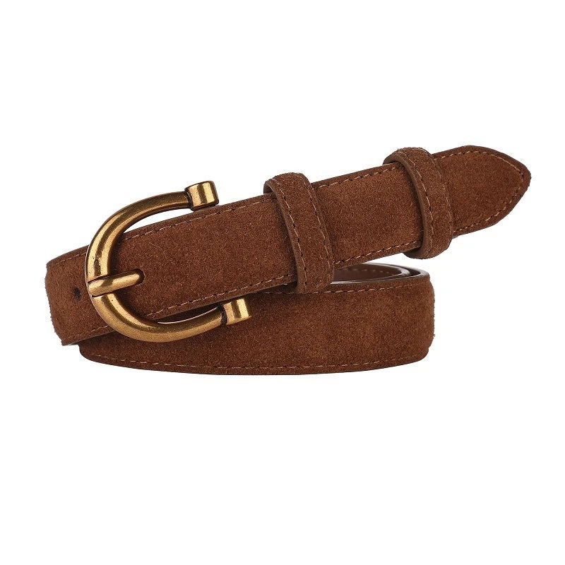 CINTO CASUAL FEMININO EM COURO LEGITIMO
