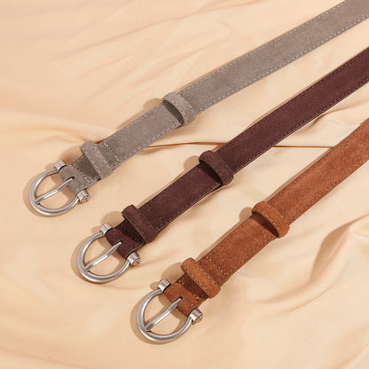 CINTO CASUAL FEMININO EM COURO LEGITIMO