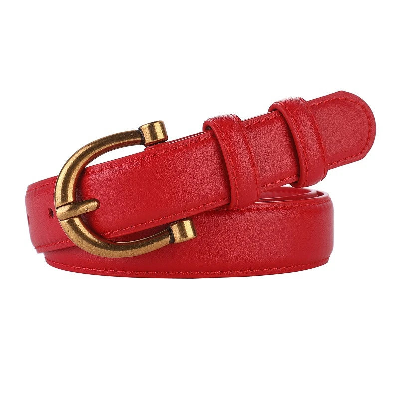 CINTO CASUAL FEMININO EM COURO LEGITIMO