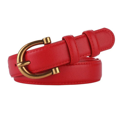 CINTO CASUAL FEMININO EM COURO LEGITIMO