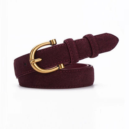 CINTO CASUAL FEMININO EM COURO LEGITIMO