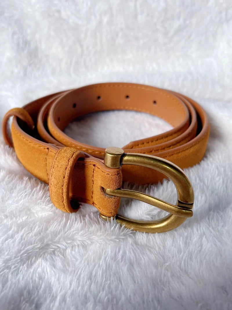 CINTO CASUAL FEMININO EM COURO LEGITIMO
