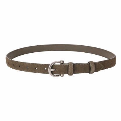 CINTO CASUAL FEMININO EM COURO LEGITIMO