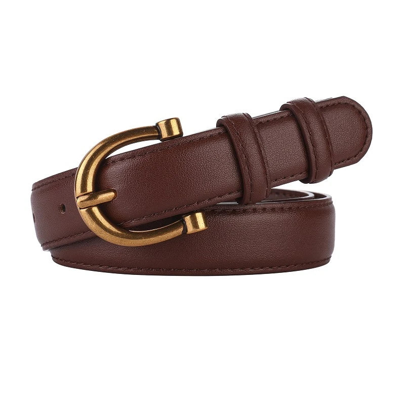 CINTO CASUAL FEMININO EM COURO LEGITIMO
