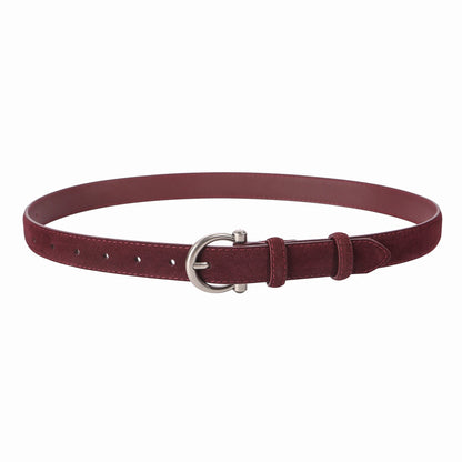 CINTO CASUAL FEMININO EM COURO LEGITIMO