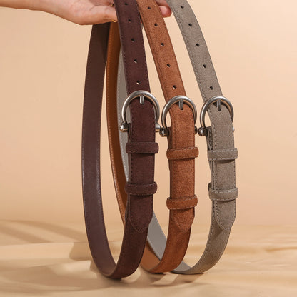 CINTO CASUAL FEMININO EM COURO LEGITIMO