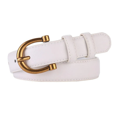 CINTO CASUAL FEMININO EM COURO LEGITIMO