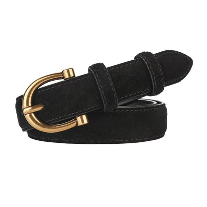 CINTO CASUAL FEMININO EM COURO LEGITIMO