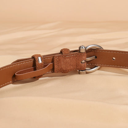 CINTO CASUAL FEMININO EM COURO LEGITIMO