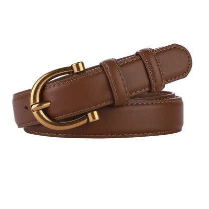 CINTO CASUAL FEMININO EM COURO LEGITIMO