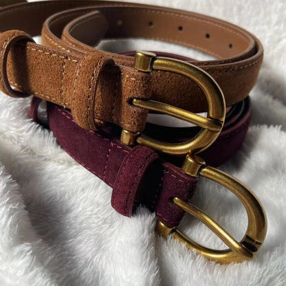 CINTO CASUAL FEMININO EM COURO LEGITIMO