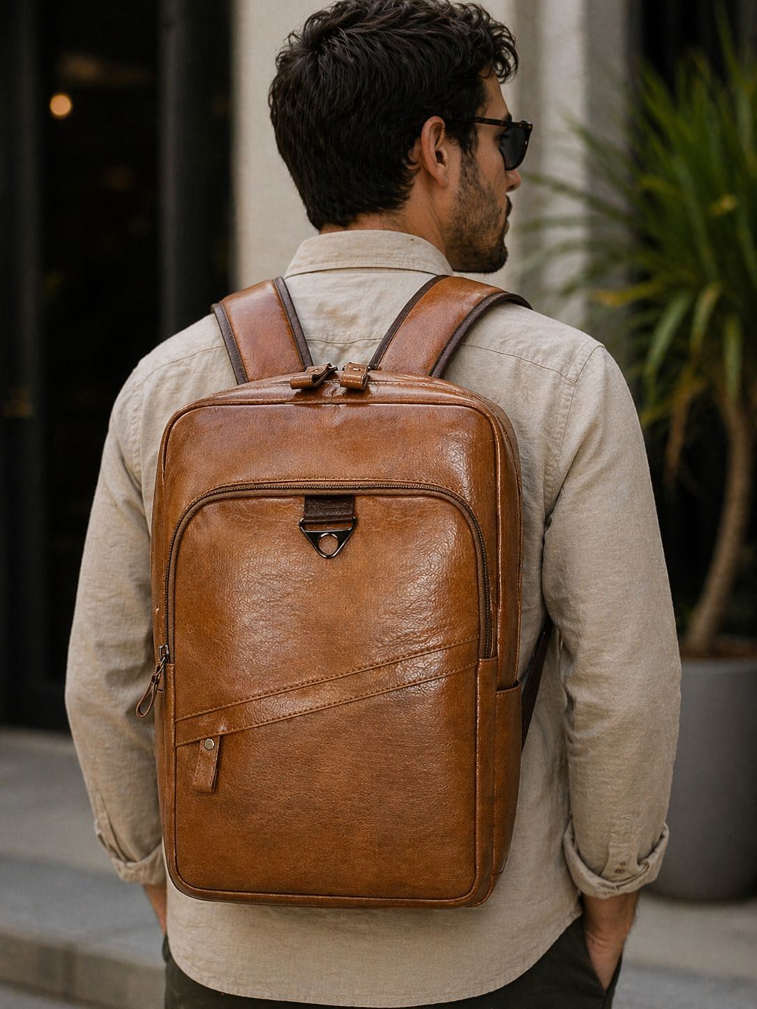 MOCHILA CONCIARO COURO ITALIANO