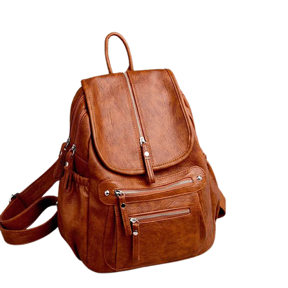 MOCHILA FEMININA CONCIARO EM COURO